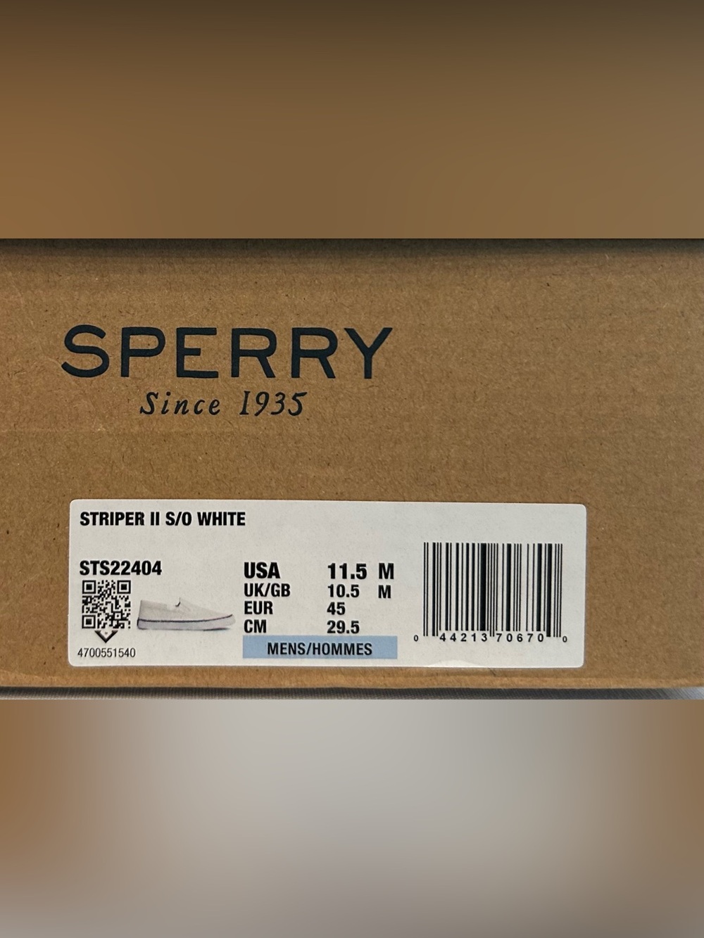 Sperry Striper II S/O Men’s Sneaker - Picture 6 of 6